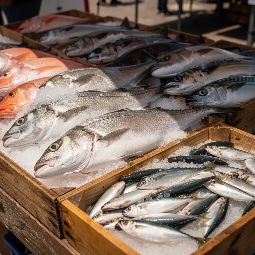 Étals de poissons
