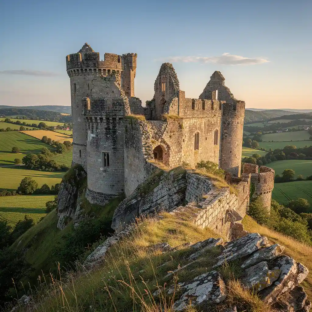 Ruines du château médiéval
