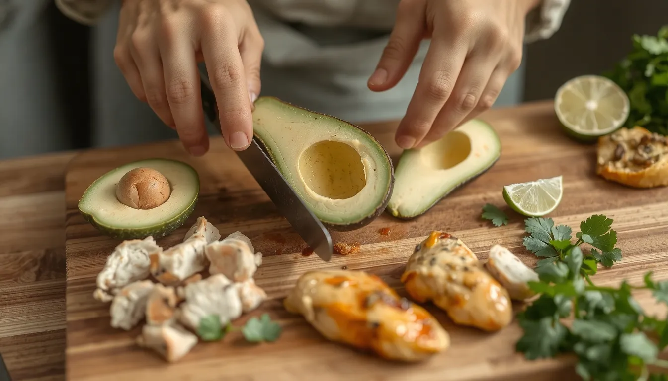 avocat poulet