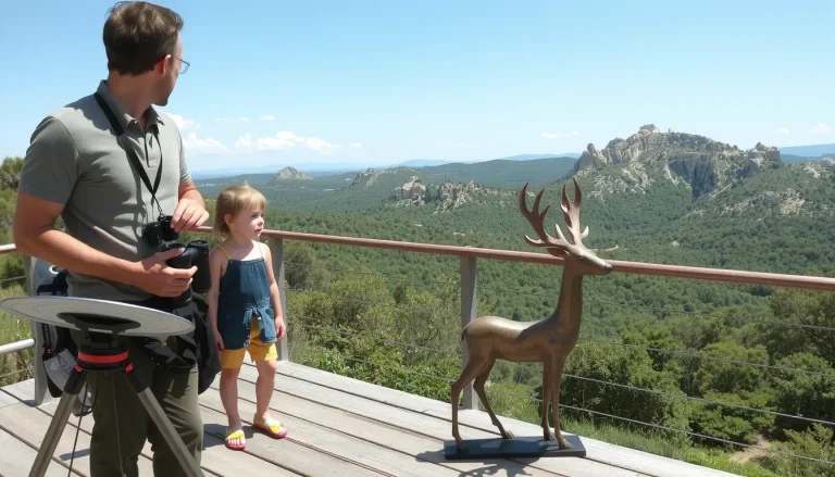 Belvédère du sentier de découverte d&rsquo;Aurel : randonnée familiale au Mont Ventoux