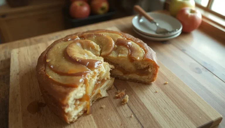 Cake pommes caramélisées : la recette facile et moelleuse