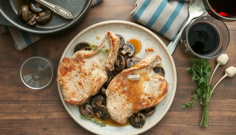 Côtes de porc aux champignons : recette facile et astuces de cuisson
