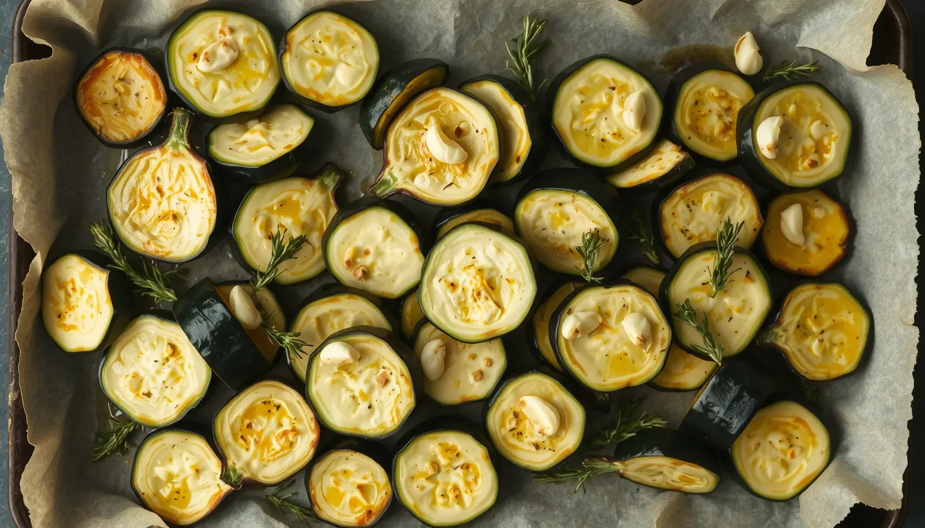 courgettes et aubergines grillées au four
