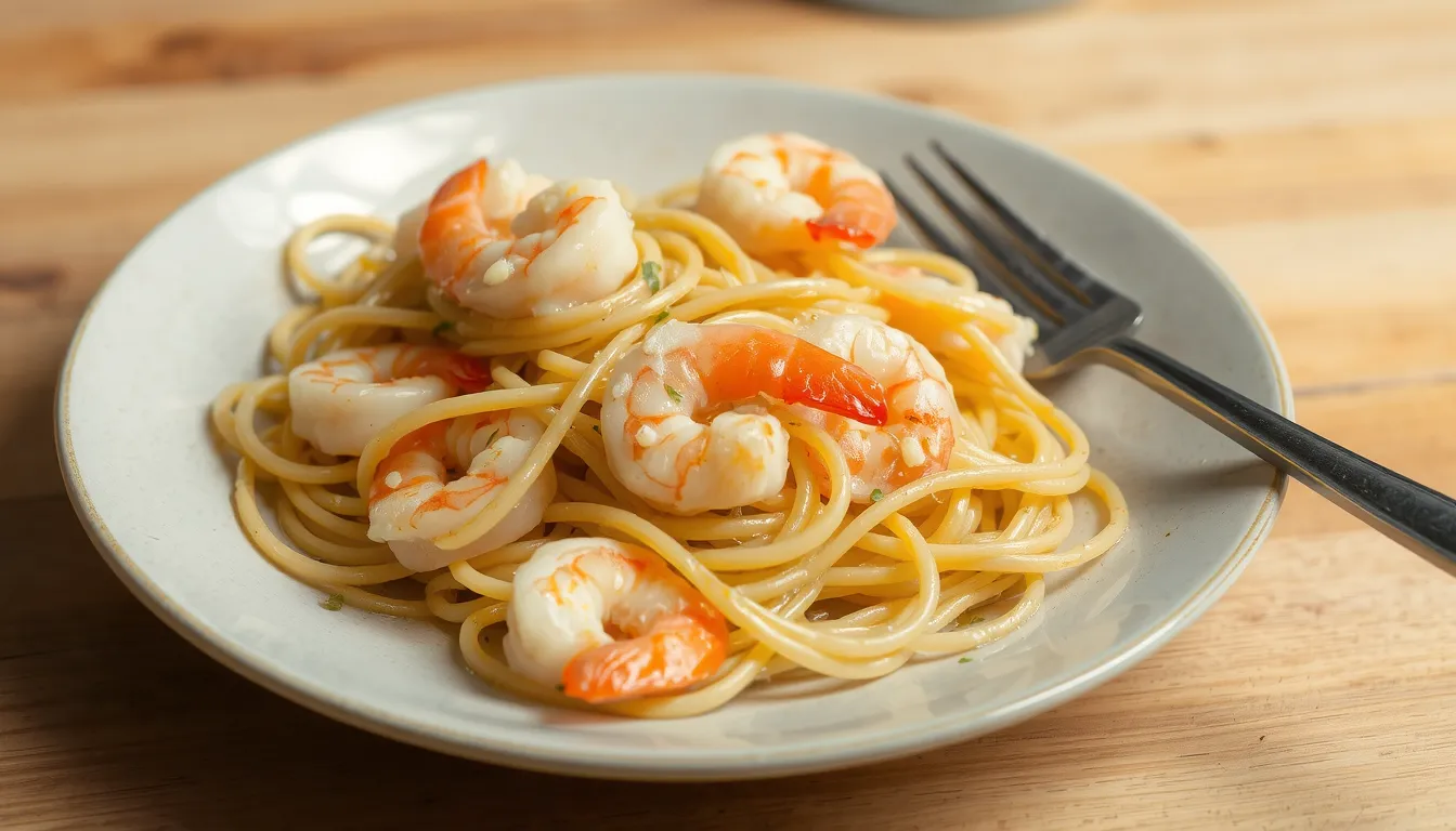 crevette spaghetti
