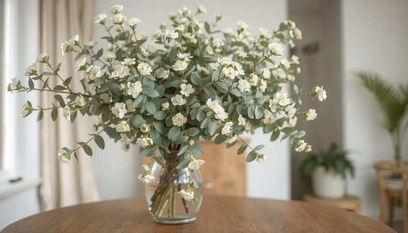 fleur d eucalyptus description utilisation decorative et