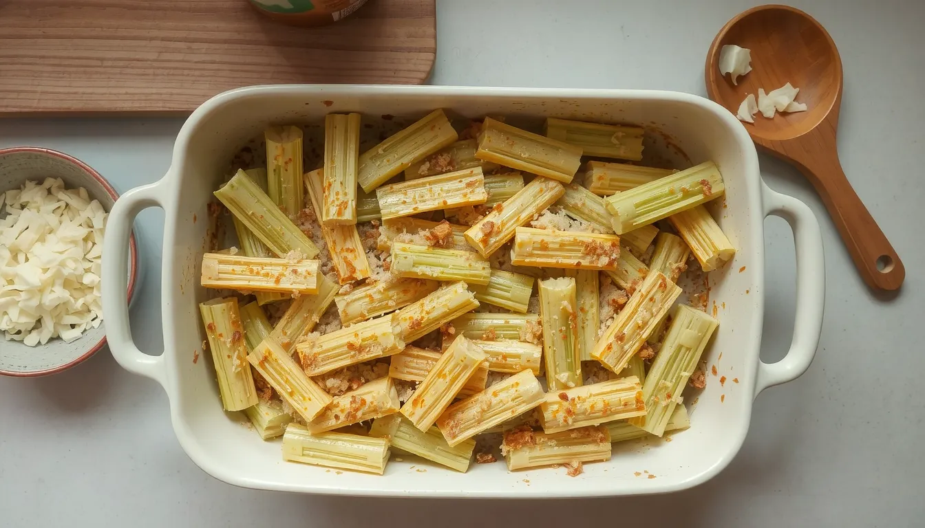 gratin de celeri en branche