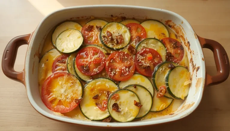 Gratin courgette tomate oeuf crème : la recette facile et sans eau