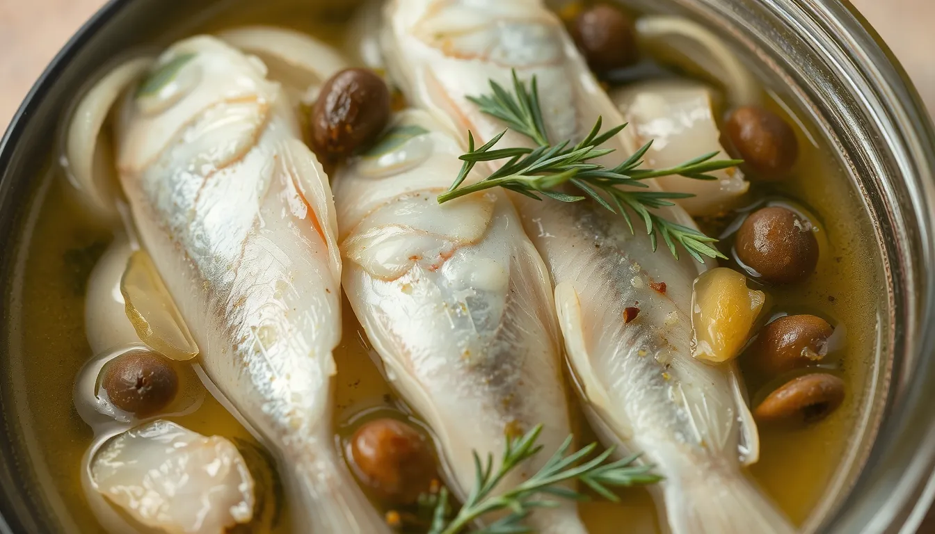 recette harengs marinés à lhuile