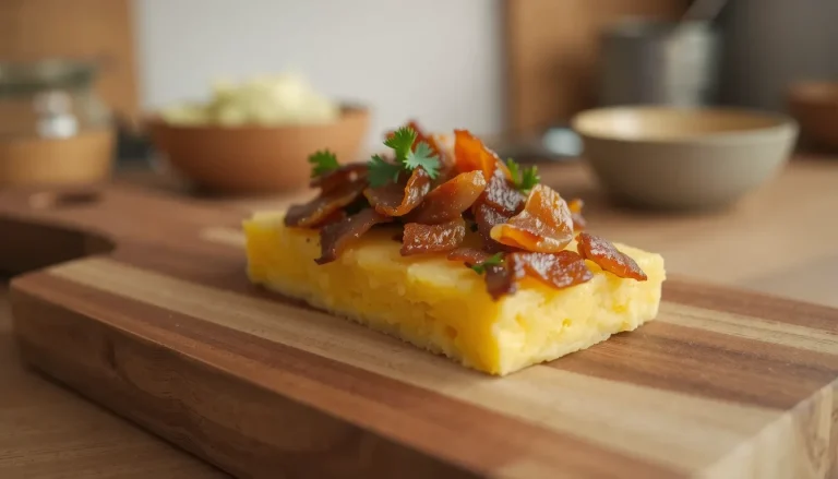 Recette de polenta aux lardons : onctueuse et savoureuse