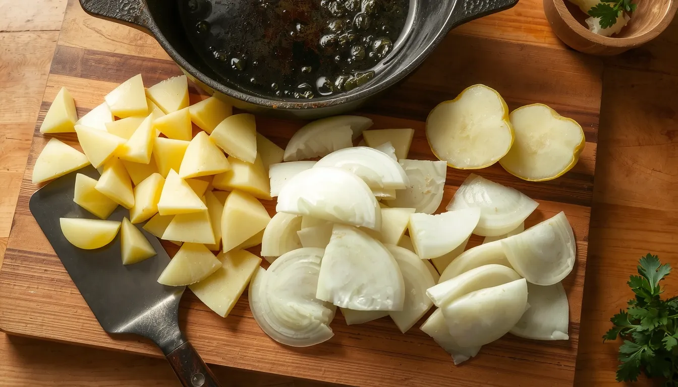 pommes de terre à la lyonnaise