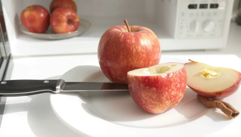 Pomme au micro-ondes : recette rapide et saine en 3 minutes