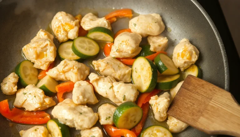 Poulet courgettes poivrons : recette rapide et healthy