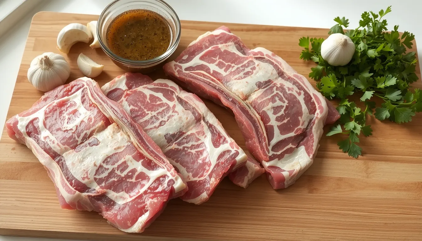 que faire avec des côtes de porc