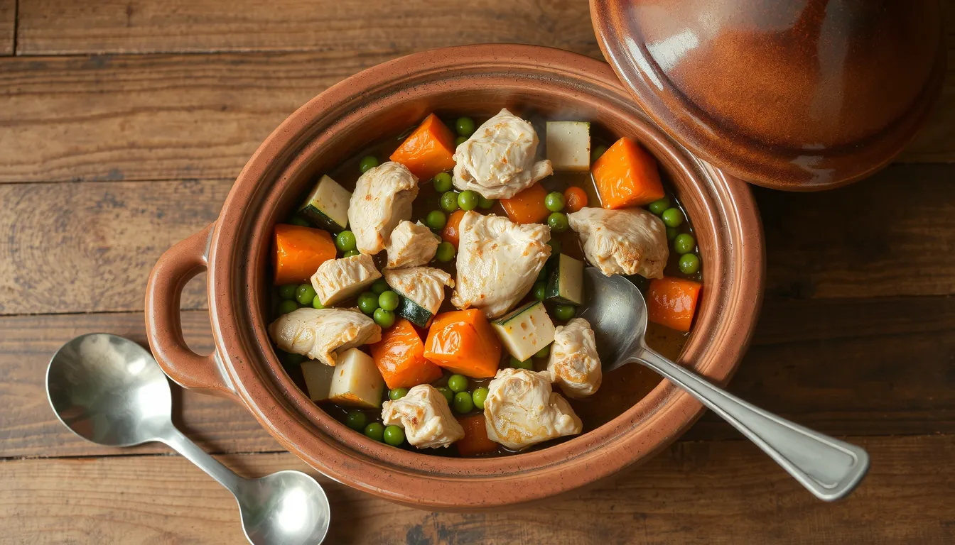 tajine poulet et legumes