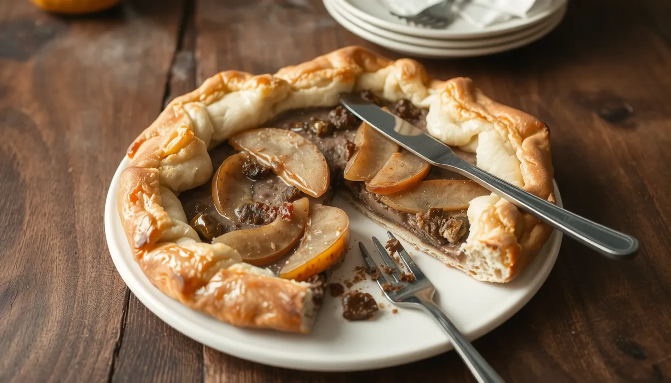 tarte boudin pommes