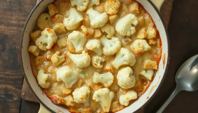 Tartiflette au chou-fleur : la recette hypocalorique sans pommes de terre